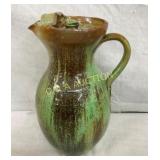 11" AR COLE POTTERY PITCHER W/ LID