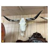 WALL ART SKULL W/ HORNS 46" SPREAD