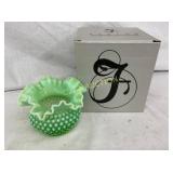 5" FENTON HOBNAIL CARNIVAL VASE W/ BOX