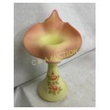 10" FENTON ARTIST SIGNED BERMESE TULIP BASKET
