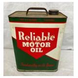 2G. RELIABLE MOTOR OIL CAN