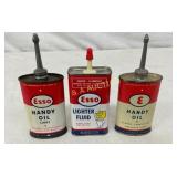 (3) OILERS ESSO,HANDY OILER, LIGHTER FLUID