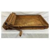 ORIG. PRIM. "BUTTER WORKER" W/ ORIG STENCIL 32X8