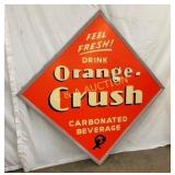 MASONITE CRUSH SIGN ALL HANDPAINTED W/ CURSHY