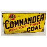 SST EMB. COMMANDER KY COAL SIGN 24X12