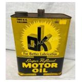 2G. OK MOTOR OIL CAN
