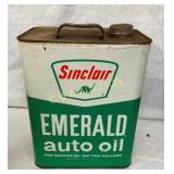2G. SINCLAIR EMERALD AUTO OIL CAN
