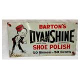 SST EMB. DYANSHINE SHOE POLISH SIGN 43X12