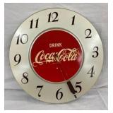 18" DRINK COCA COLA EMB. CLOCK