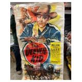 "ROCKY" DENVER KID ALLEN LANE MOVIE CANVAS POSTER