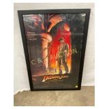 "INDIAN JONES & TEMPLE DOOM" 1984 MOVIE POSTER