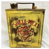 2G. UNUSUAL EMB. SHELL CAN