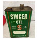 1G. SINGER OIL CAN