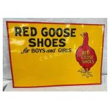 SST EMB. RED GOOSE SHOE SIGN 19X13