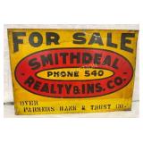 SST SMITHDEAL REALITY SIGN 20X14