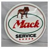 24" METAL EMB. MACK SERVICE SIGN