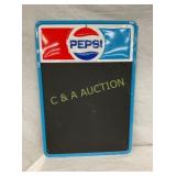 EMB. SST PEPSI MENU SIGN 19X27