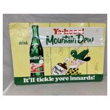 SST EMB. MT DEW SIGN W/ WILLIE 30X20