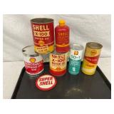 LOT OF EARLY SHELL CANS