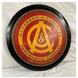 C&A INSURANCE WOODEN SIGN 15 1/2"