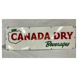 SSP CANADA DRY BEVERAGES SIGN 30X10