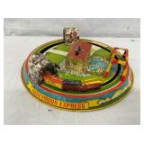 TIN LITHO HONEYMOON EXPRESS KEYWIND TRAIN