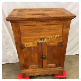 ERIE OAK ICE BOX 34X40