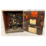 KEUFFEL & ESSER MIROSCOPE W/ CASE AND ASSESSORIES