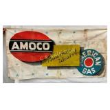 AMOCO AMERICAN GAS BANNER 70X35