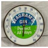 12" SEAGRAMS GIN THERM.