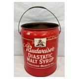 UNUSUAL 60PD BUDWEISER MALT SYRUP CAN