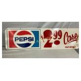 DST PEPSI RACK SIGN 36X10 1/2