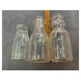 (3) BILTMORE DAIRY PINT, 1/2 PINT