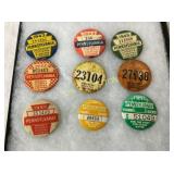 (9) HUNTING BUTTONS 1940