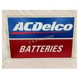 SS EMB. ACDELCO BATTERIES SIGN 36X24