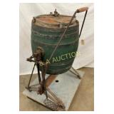 EARLY FERGUSON "BEATTY" BARREL CHURN W/ CRADDLE