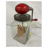 4QT. GLASS BUTTER CHURN