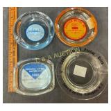 (4) ASHTRAYS MT. AIRY MOTOR INN,FORD,CHAPEL HILL