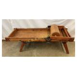 PRIM. "BUTTER WORKER" DOUGH PRESS BELLOW FALLS