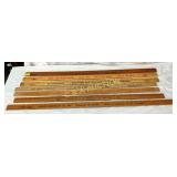 (7) ADV. YARD STICKS DENTON NC,MARYLAND,FISHERS,EC