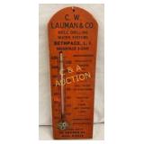CW LAWMAN & CO. WELL/WATER WOODEN THERM. 3X8 1/2