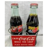 EARLY COKE 2 BOTTLE SHOP CART CARRIER