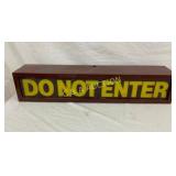 DO NOT ENTER CAN SIGN 30X6 W/ 6" CAN