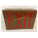 EXIT CAN SIGN 14X10 W/ 4" CAN