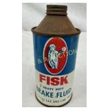 12OZ FISK BRAKE FLUID CONE TOP CAN W/FISK BOY
