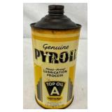 1932 32OZ PYROIL TOP A OIL CAN