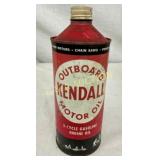 QT KENDALL OUTBOARD CAN NICE GRAPHICS