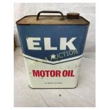 2G. ELK MOTOR OIL CAN