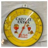 12" CALVERT EXTRA WHISKEY THERM.