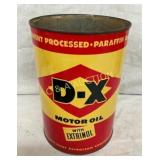 5QT. D-X MOTOR OIL CAN